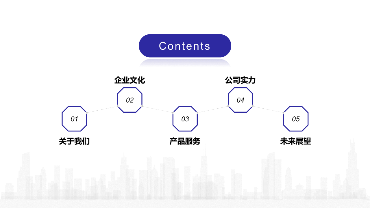 紫色渐变金融服务有限公司品宣方案PPT下载