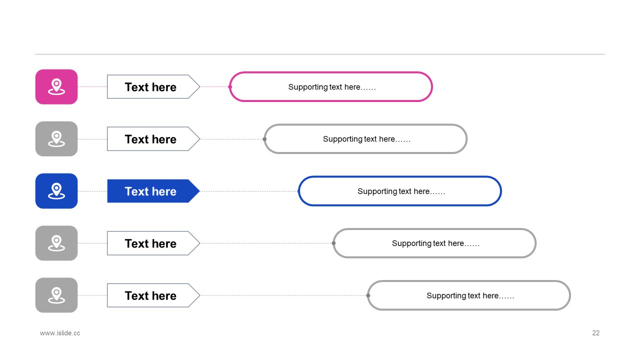 多色插画培训课件竞聘述职PPT案例