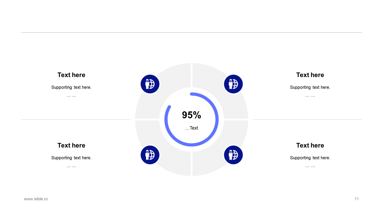 蓝色科技智能工作总结商业计划书PPT案例