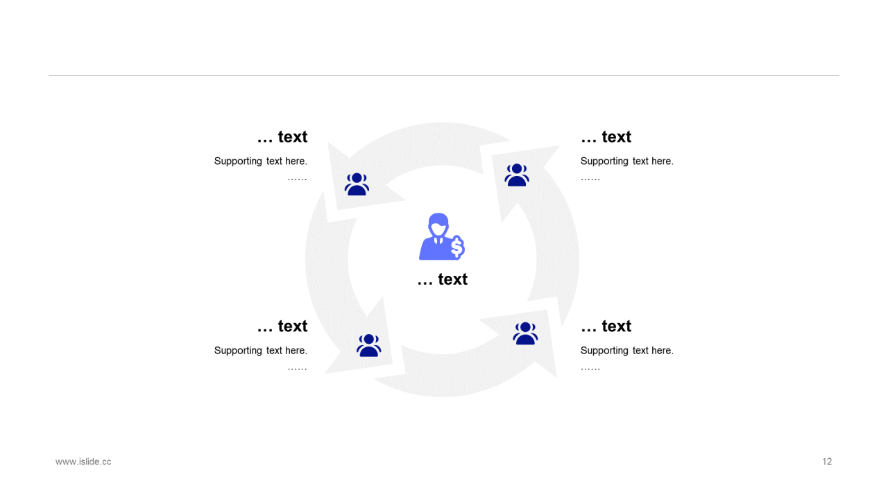 蓝色科技智能工作总结商业计划书PPT案例