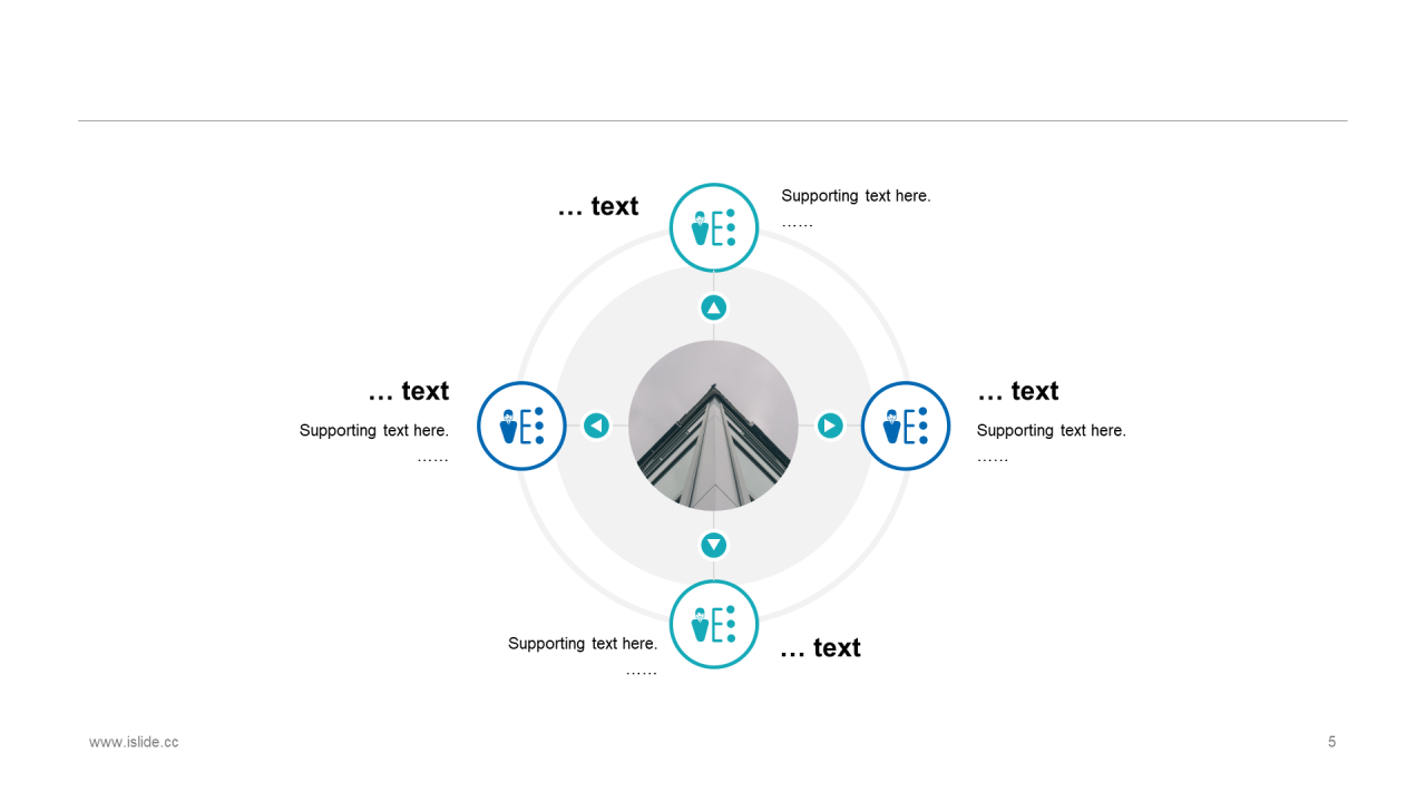 蓝色创意科技智能工作总结PPT案例