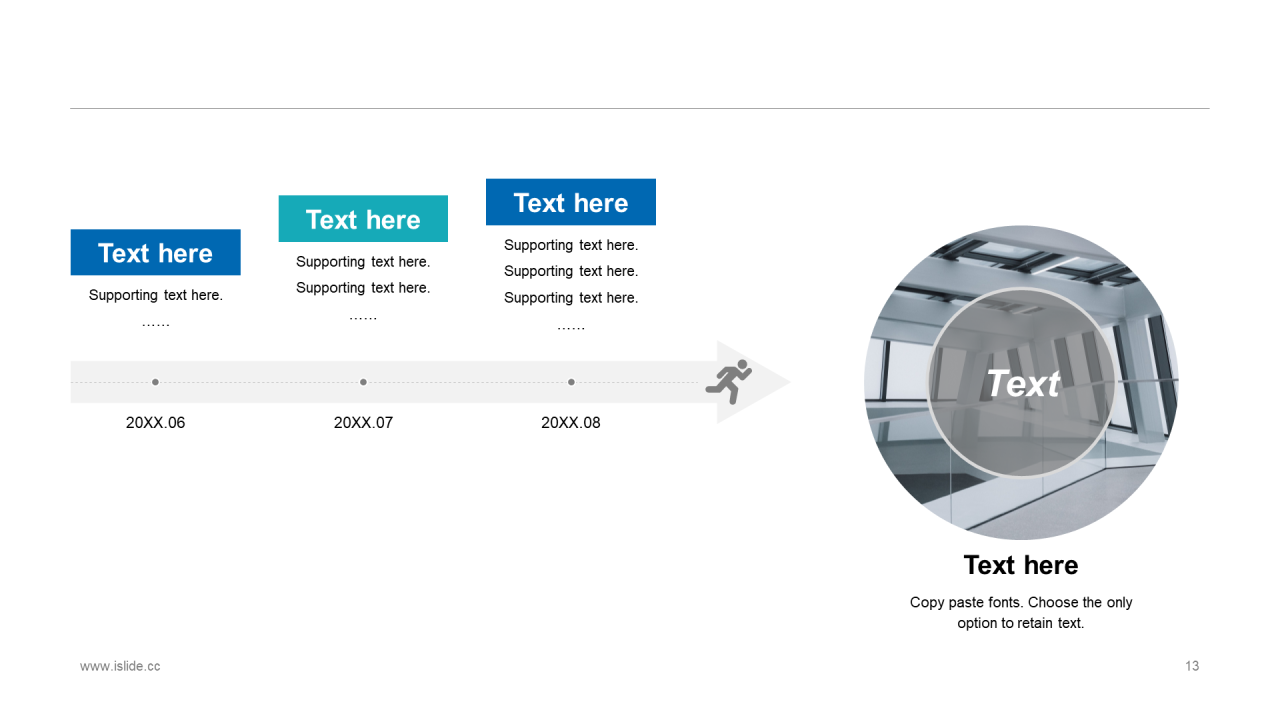 蓝色创意科技智能工作总结PPT案例