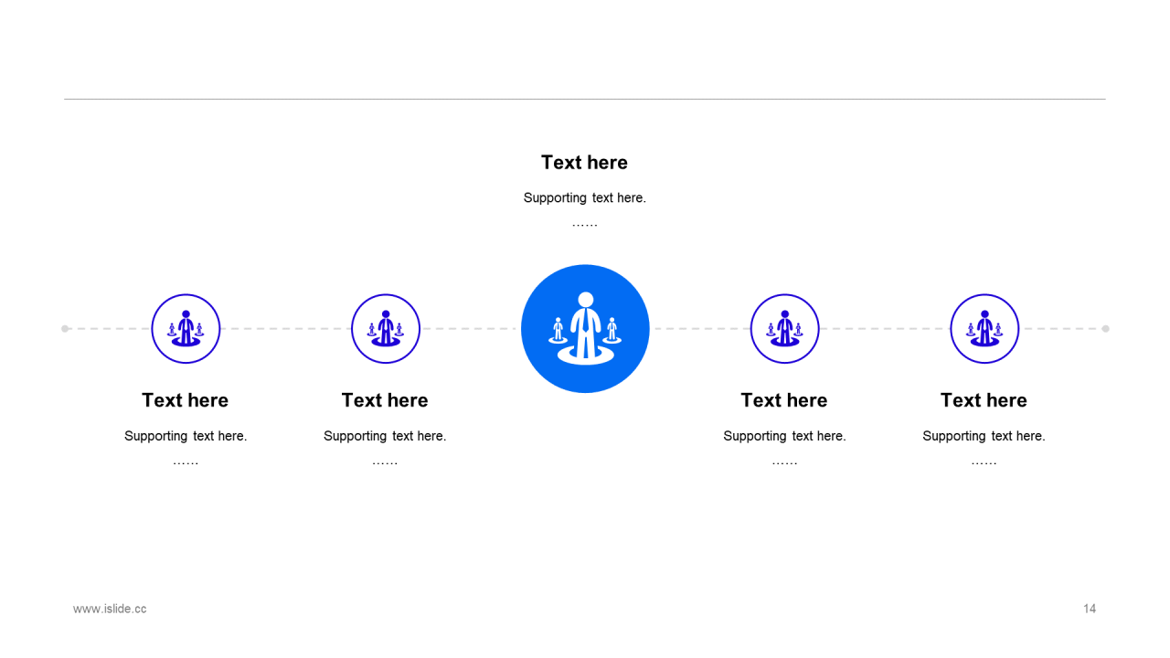 蓝色创意简约商务工作总结PPT案例