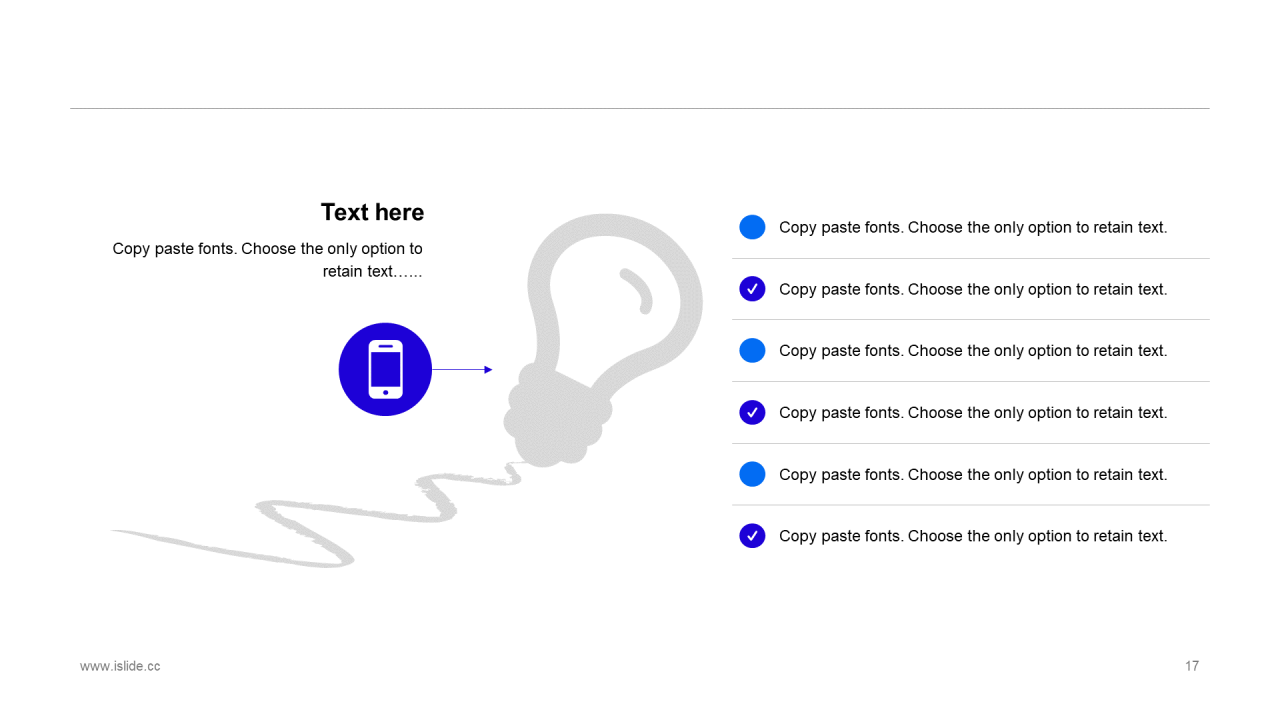 蓝色创意简约商务工作总结PPT案例