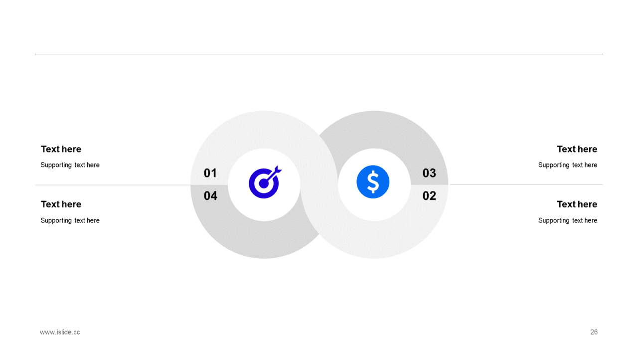 蓝色创意简约商务工作总结PPT案例