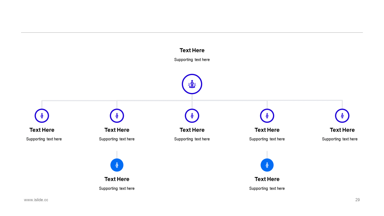 蓝色创意简约商务工作总结PPT案例
