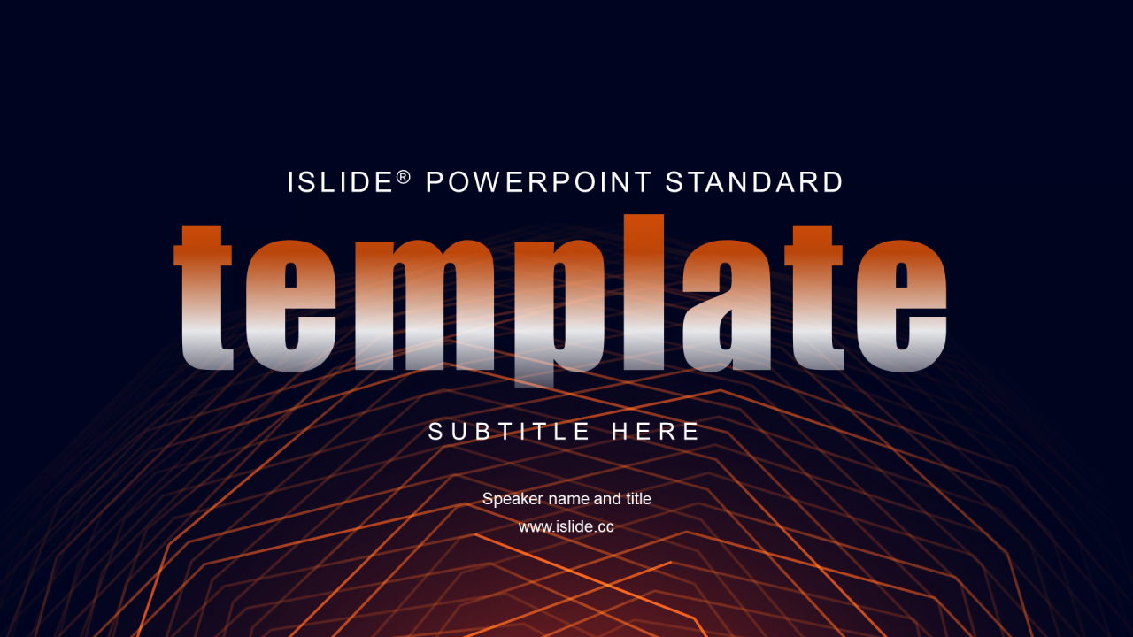 橙色创意科技风商业计划书项目投资研究报告PPT下载