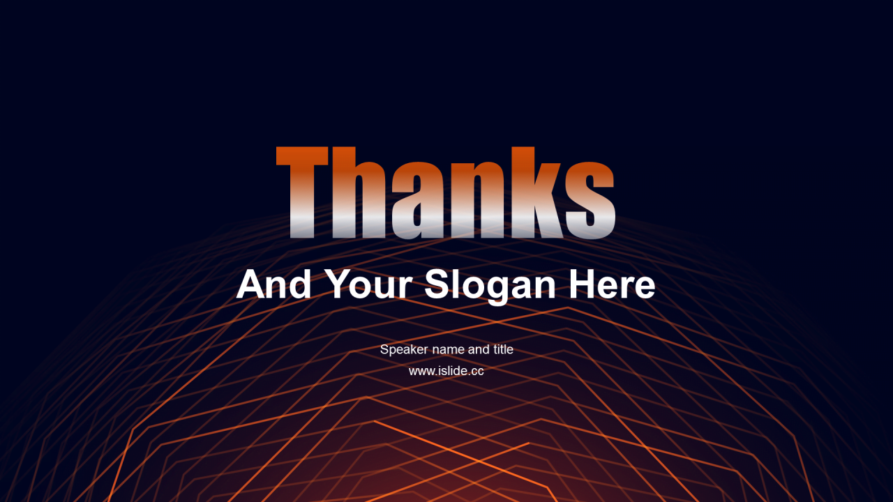 橙色创意科技风商业计划书项目投资研究报告PPT下载