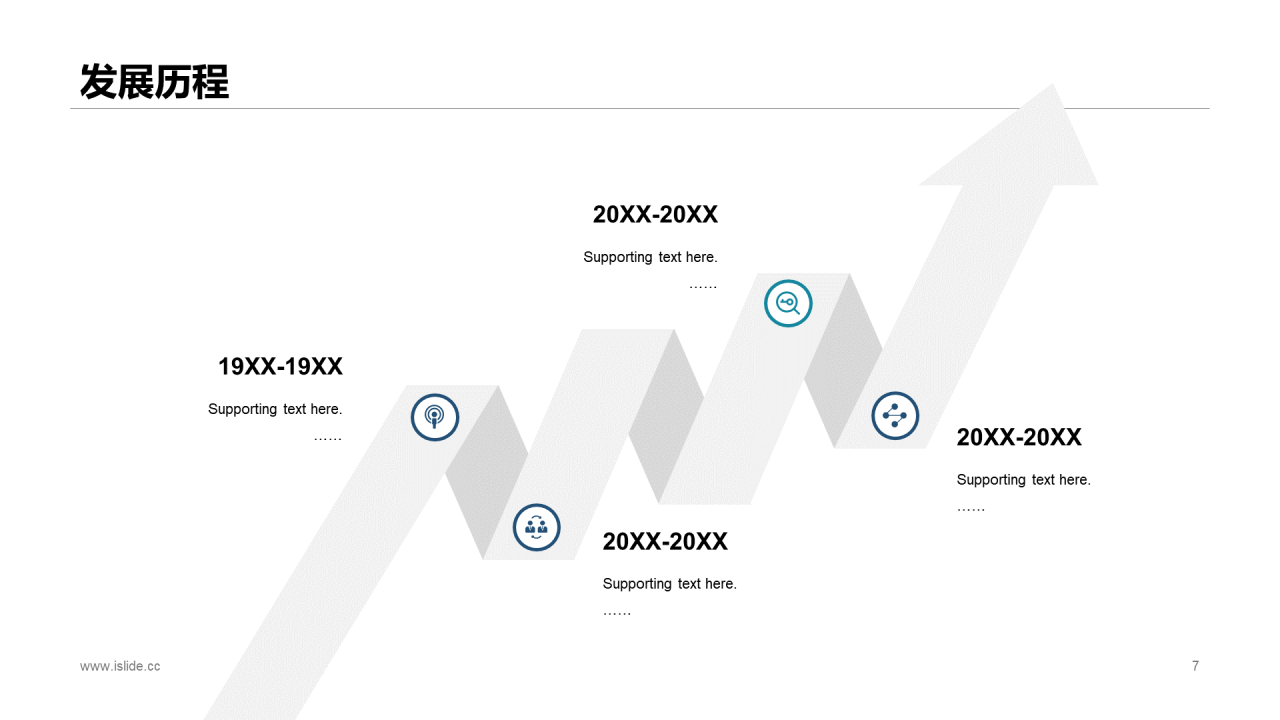 蓝色创意商务地产培训课件PPT案例