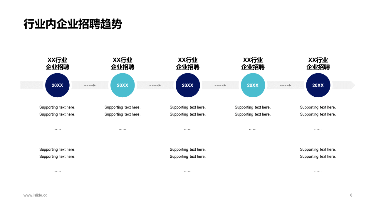 蓝色创意科技风建筑行业年度工作总结PPT汇报