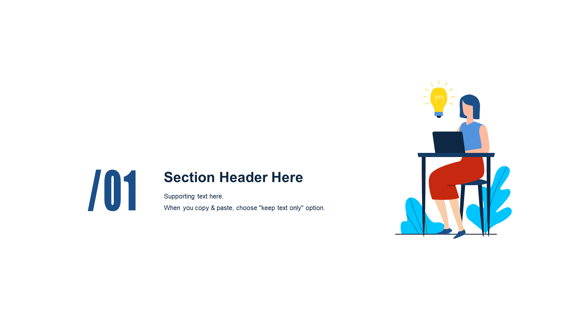 Blue Illustration Education Office Training Courseware PPT Topic