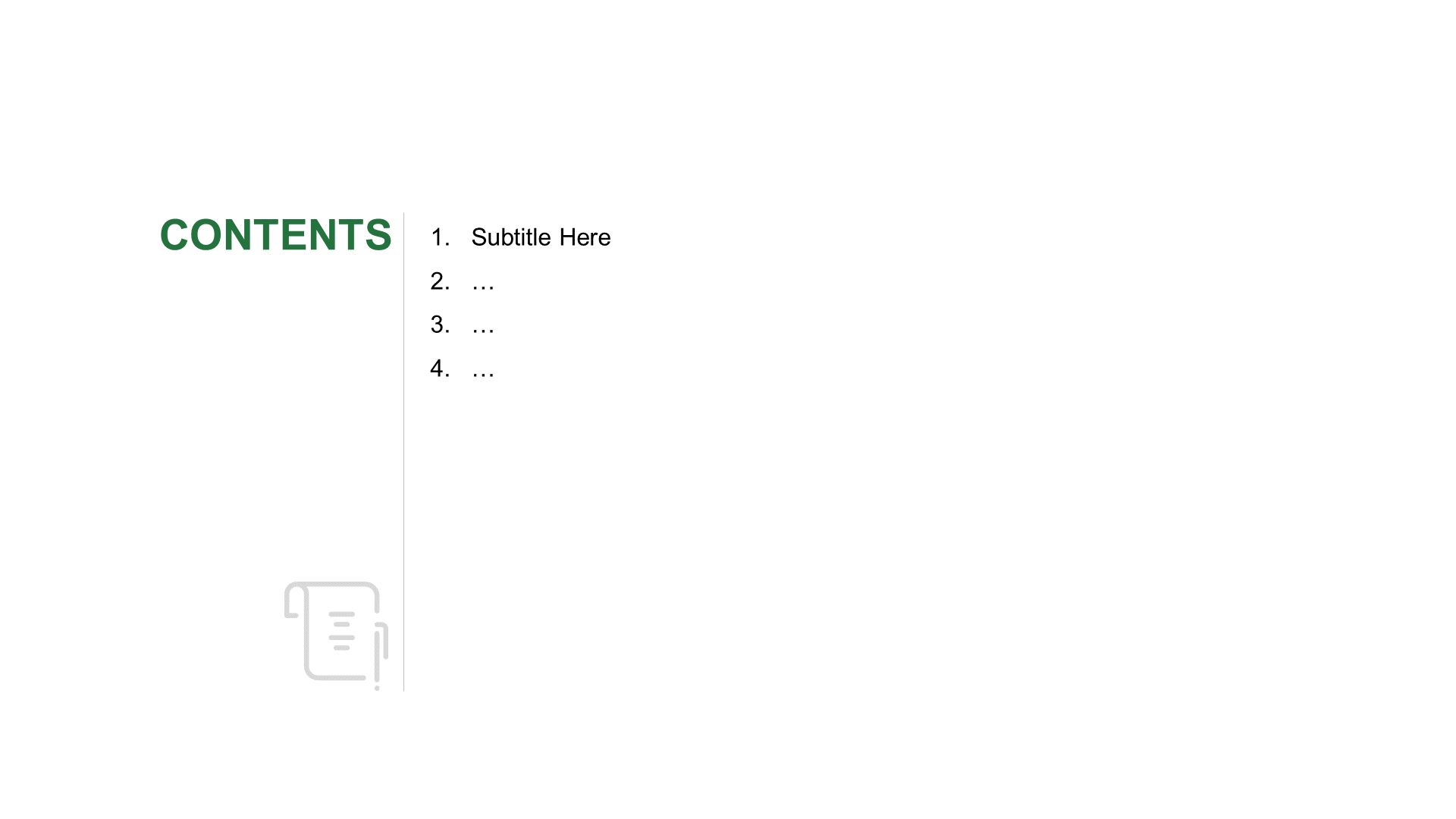 PPT Theme of Green Illustration Children's Education and Training Courseware