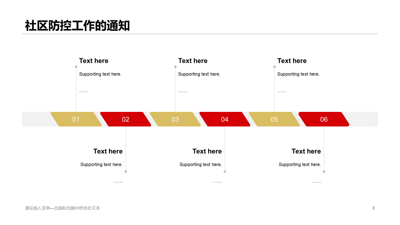 红色插画疫情防控培训课件PPT案例