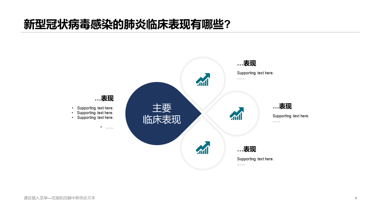 蓝色创意健康医疗工作总结PPT案例