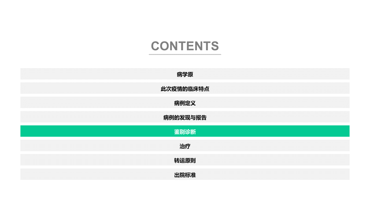 多色商务【诊疗方案】抗击疫情专题PPT案例