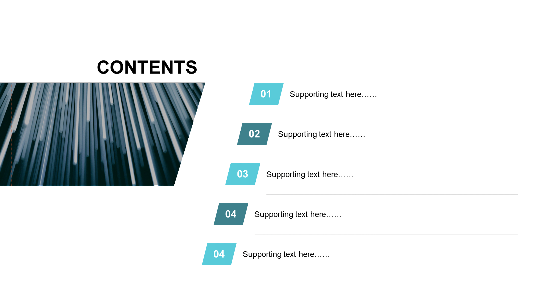 PPT Theme of Blue Creative Technology Intelligence Conference