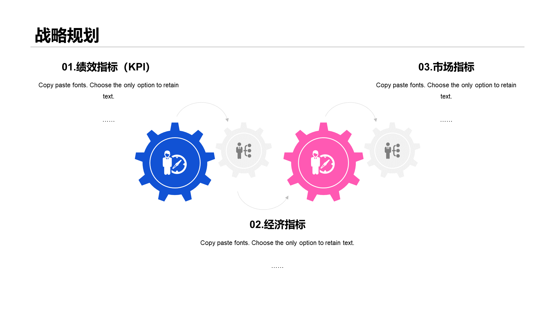 蓝色科技生物研究汇报年终工作总结PPT模板下载