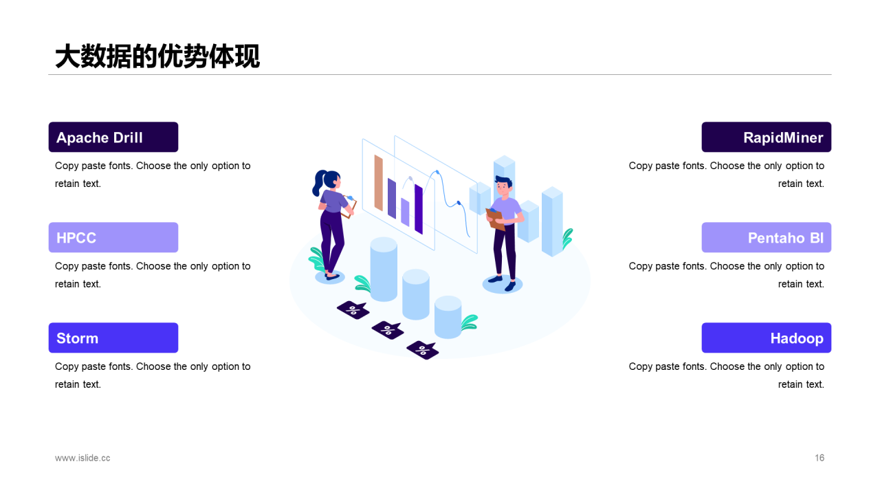 紫色商务风大数据时代公司项目调研PPT下载