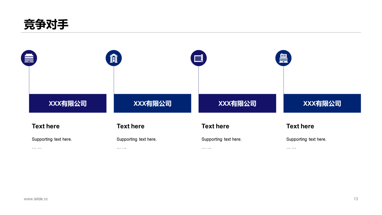 蓝色渐变科技智能商业计划书方案PPT素材