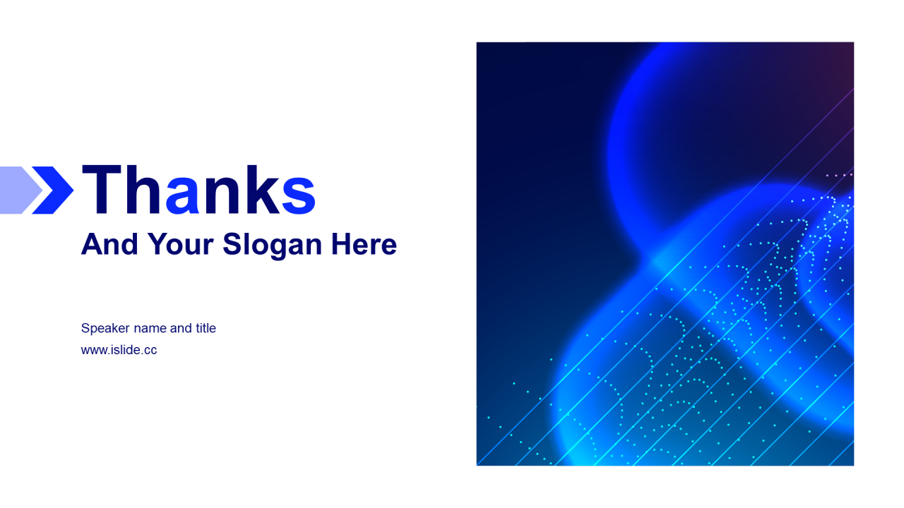 蓝色简约华中科技股份有限公司PPT案例