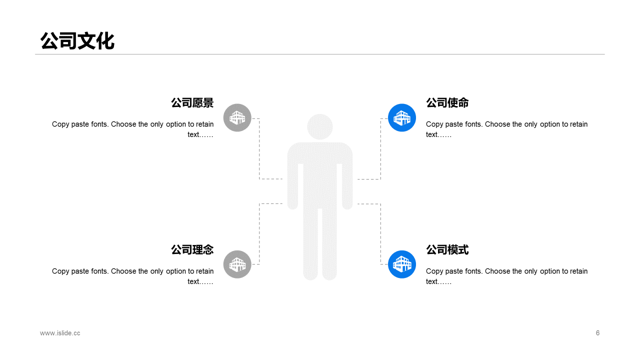 蓝色简约公司互联网项目招商融资PPT案例