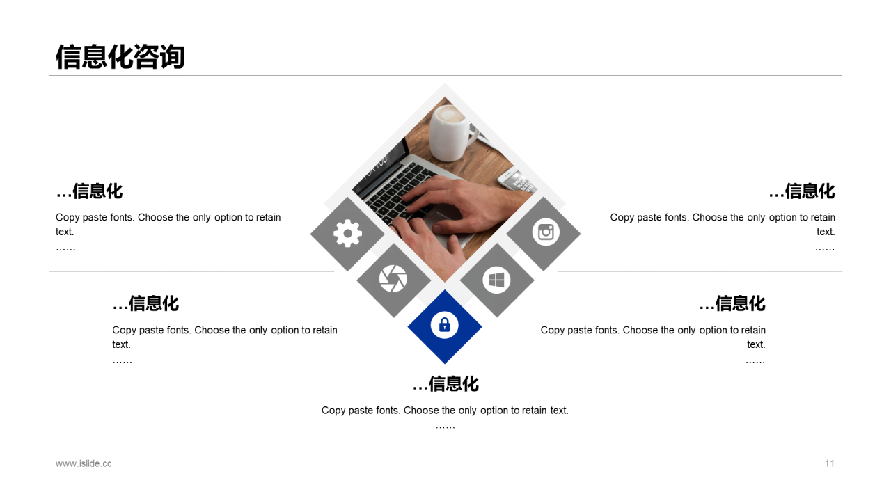 蓝色创意科技智能市场营销方案PPT模板