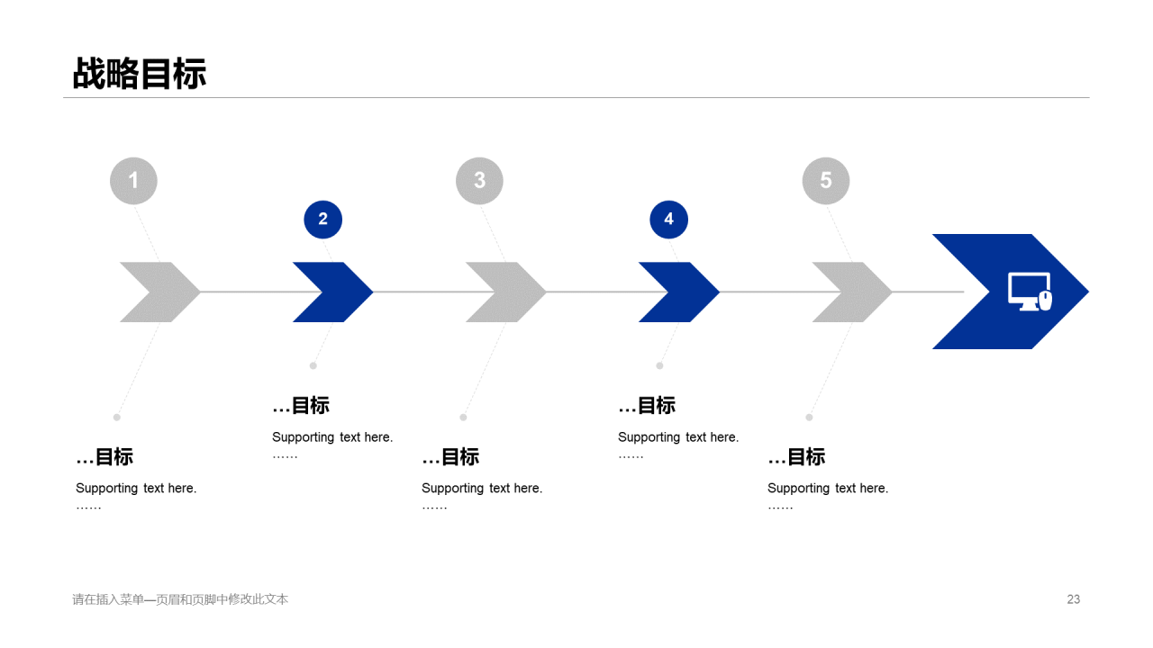 蓝色创意科技智能市场营销方案PPT模板