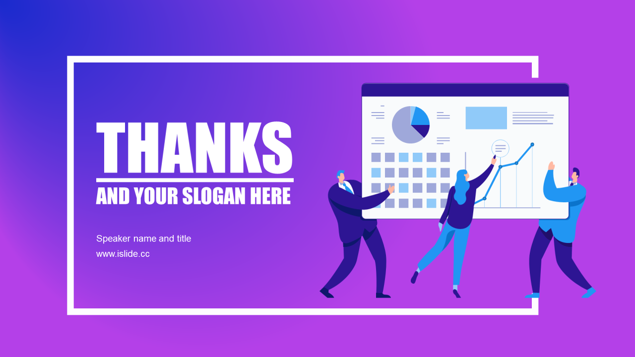 紫色插画培训课件竞聘述职PPT案例