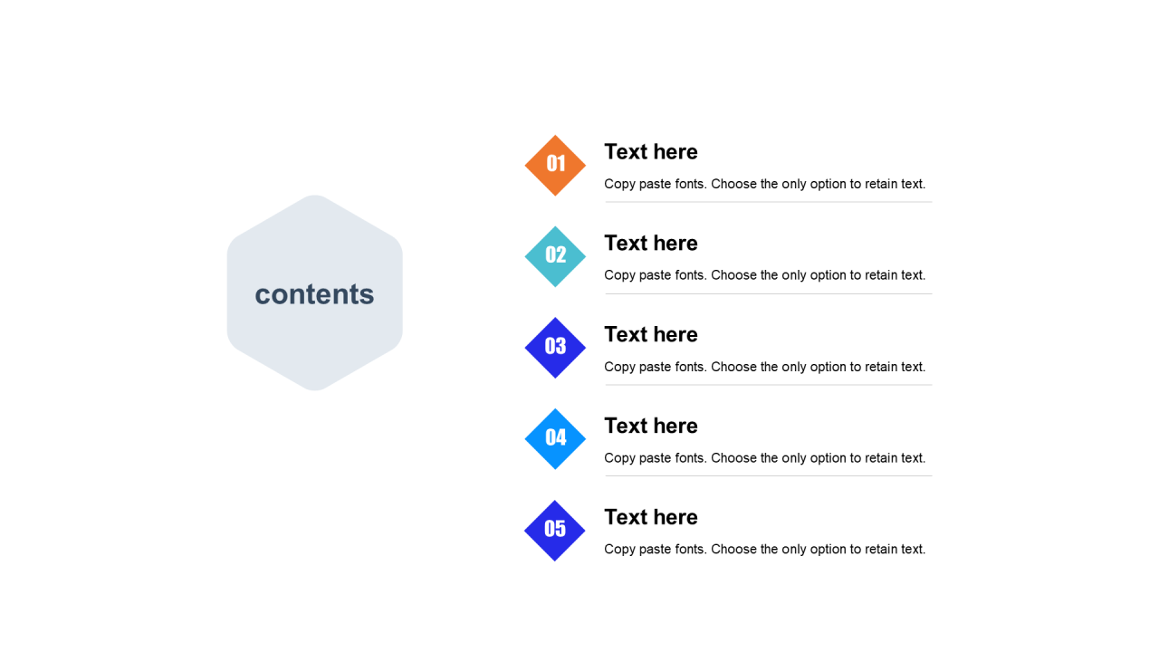 橘色多边形年末工作总结及新年计划PPT通用模板