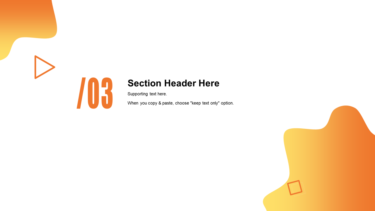 橘色多边形年末工作总结及新年计划PPT通用模板