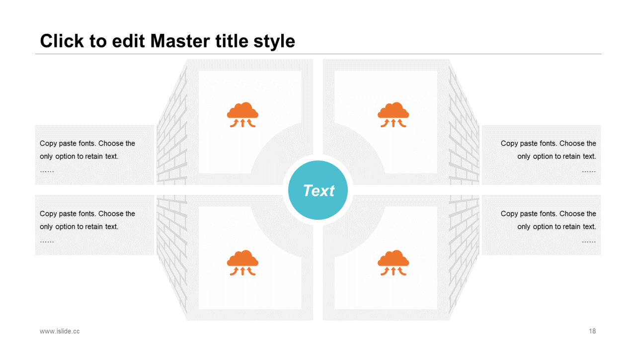 橘色多边形年末工作总结及新年计划PPT通用模板