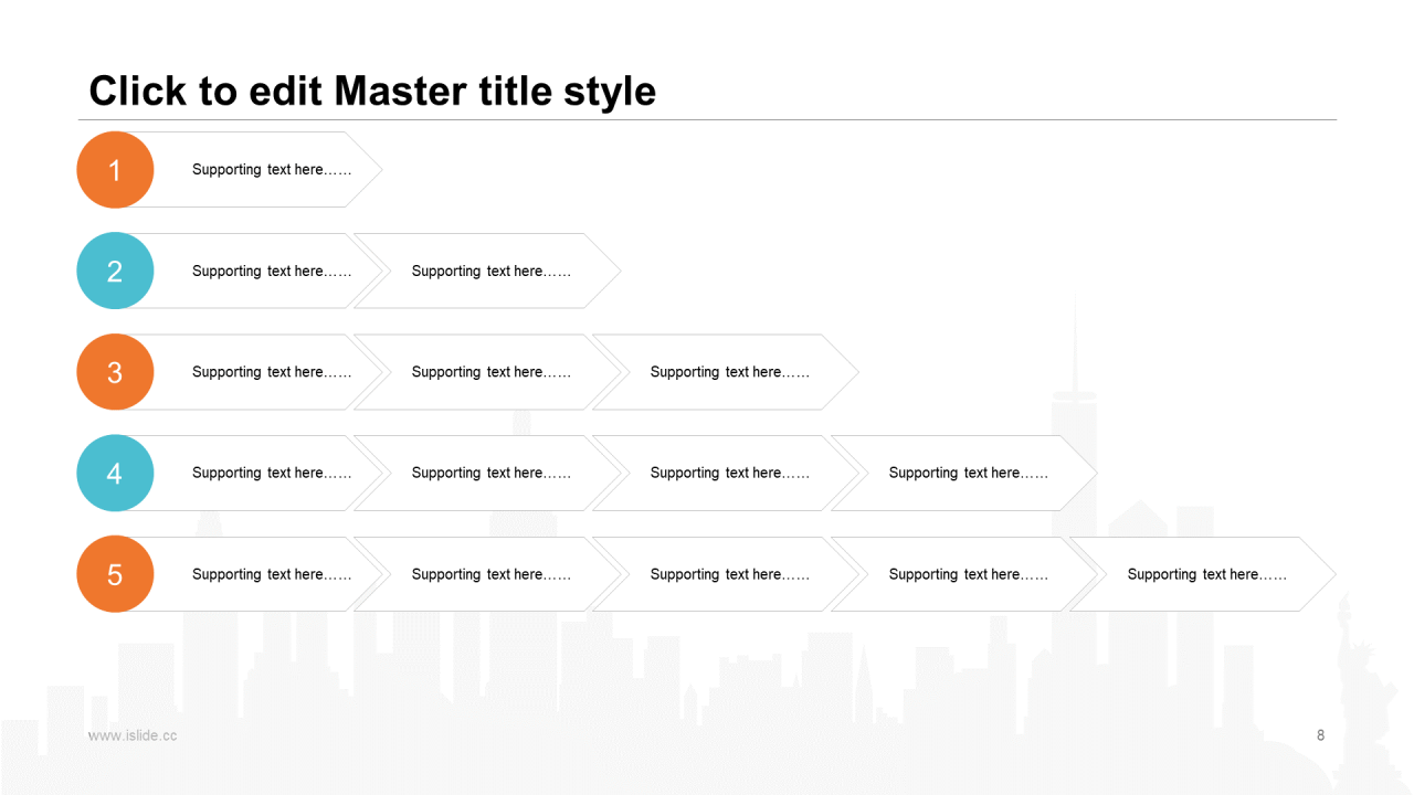 橘色多边形年末工作总结及新年计划PPT通用模板