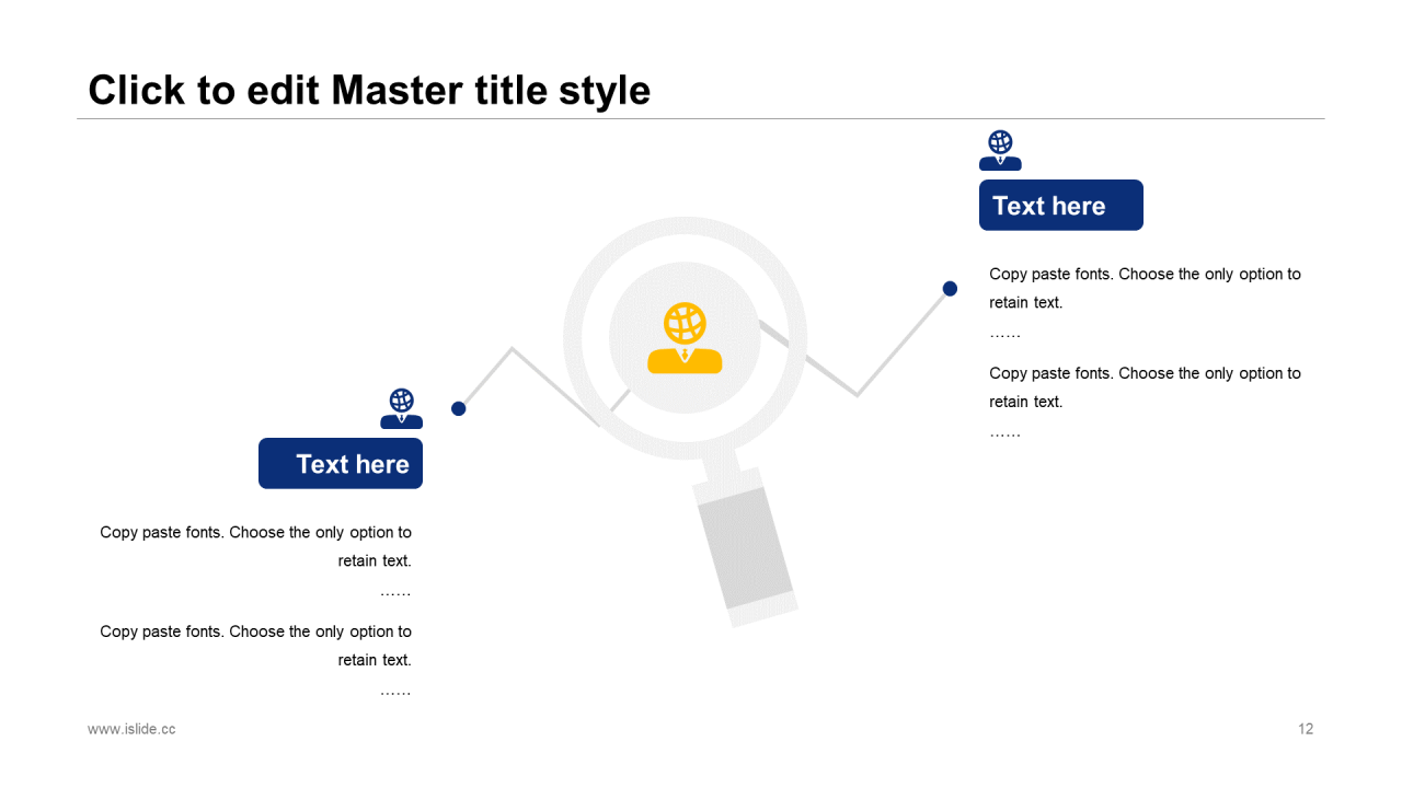 蓝色插画城市建设市场营销PPT案例