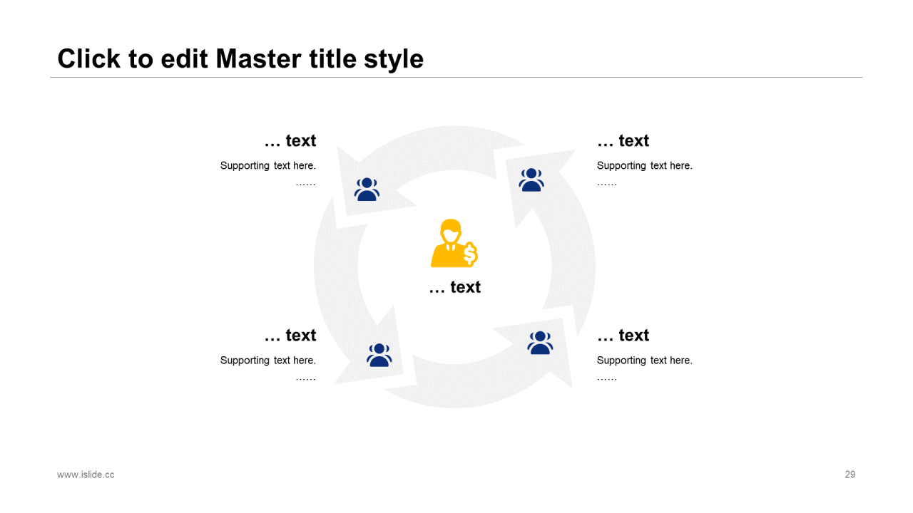 蓝色插画城市建设市场营销PPT案例