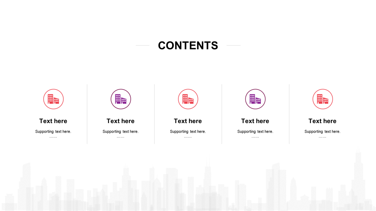 白色创意线条商务工作总结PPT案例