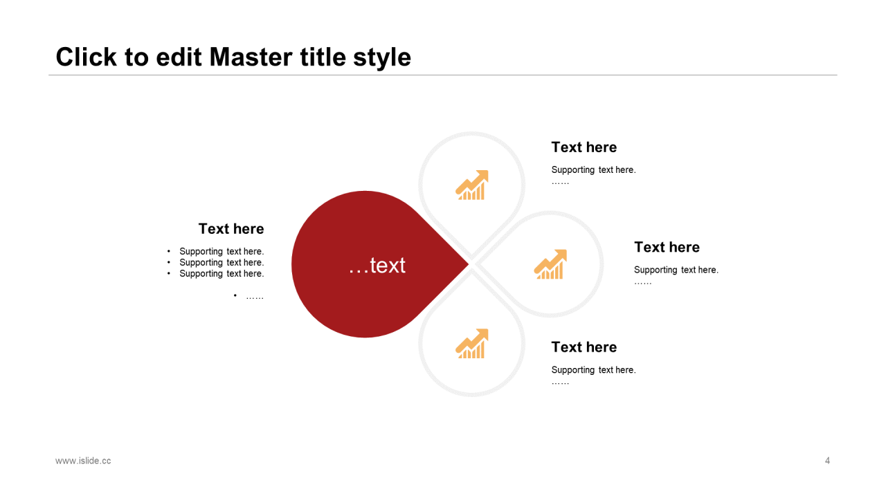 红色创意商务风公司年会汇报总结PPT素材