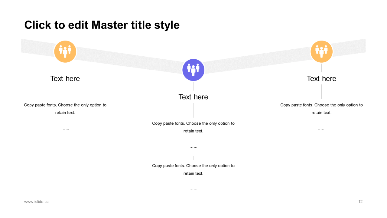 蓝色插画风年终总结PPT通用模板