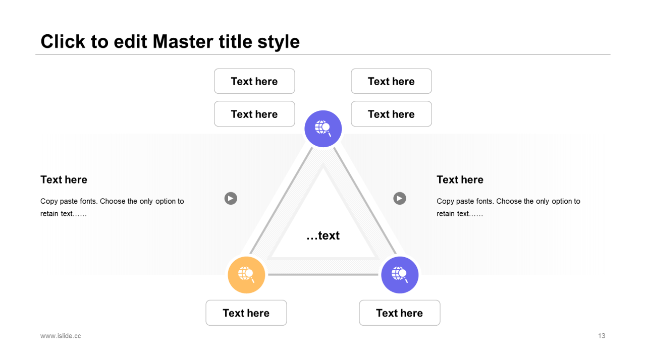 蓝色插画风年终总结PPT通用模板