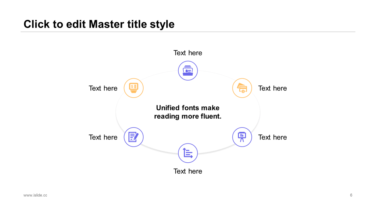 蓝色插画风年终总结PPT通用模板