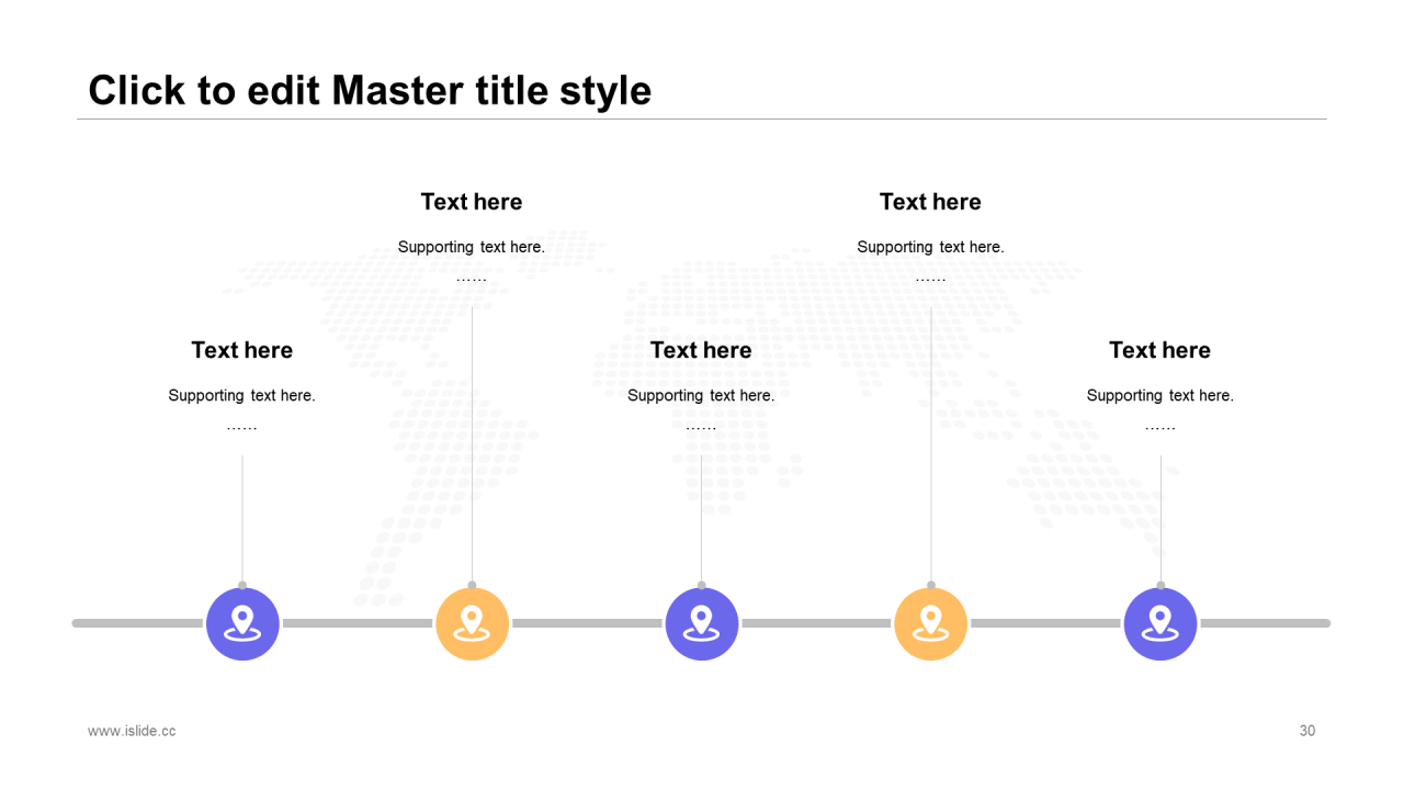 蓝色插画风年终总结PPT通用模板