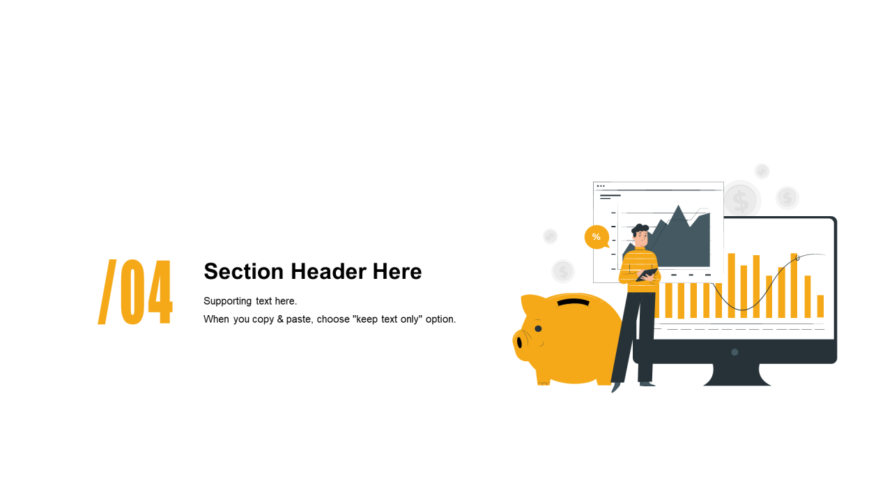 多色插画金融保险银行培训课件PPT案例