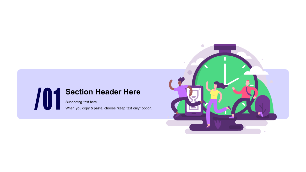 紫色插画培训课件工作总结PPT案例