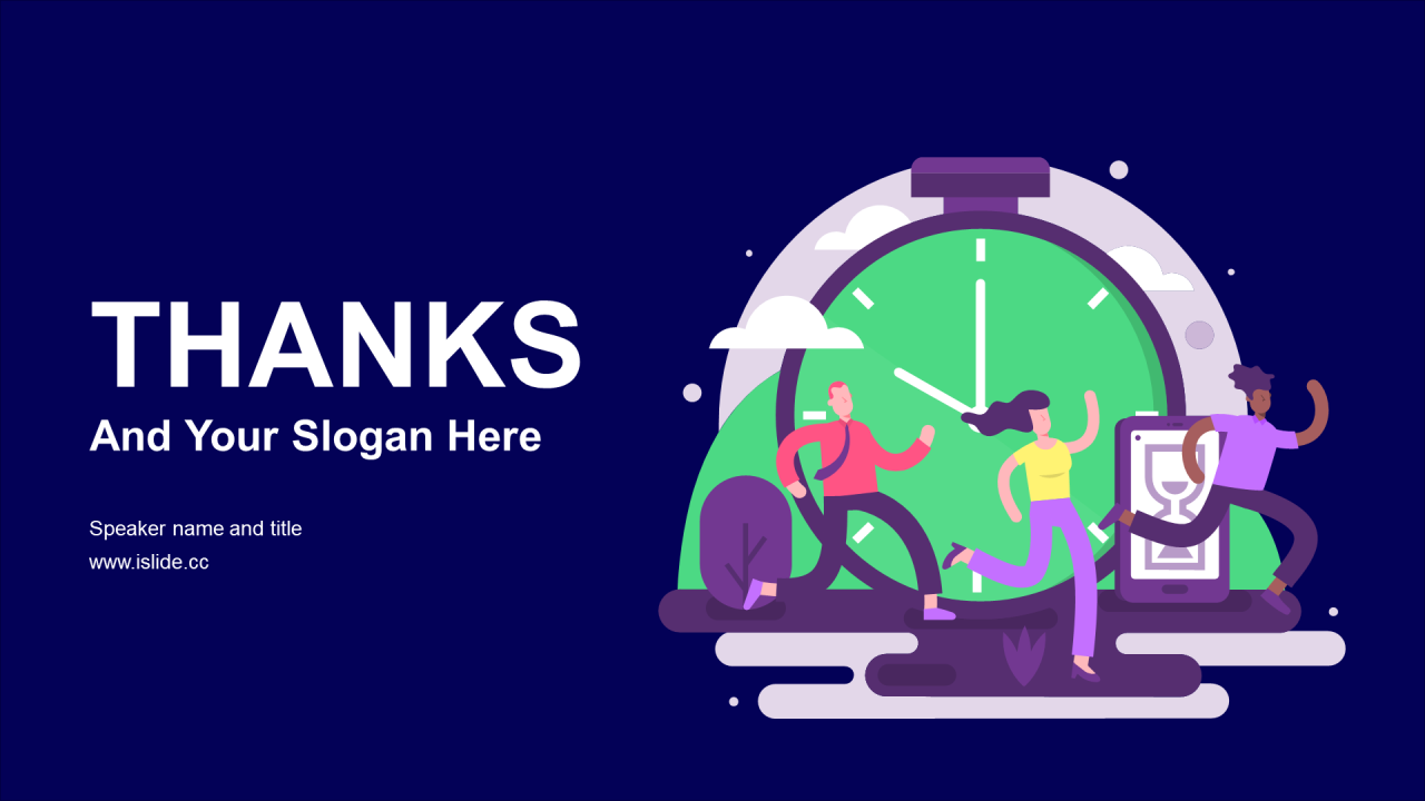 紫色插画培训课件工作总结PPT案例