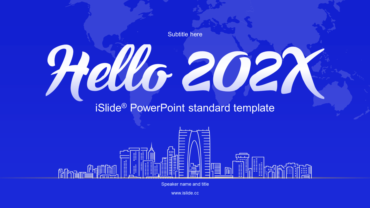 蓝色商务工作总结培训课件PPT案例