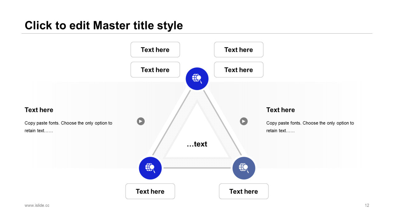 蓝色商务工作总结培训课件PPT案例