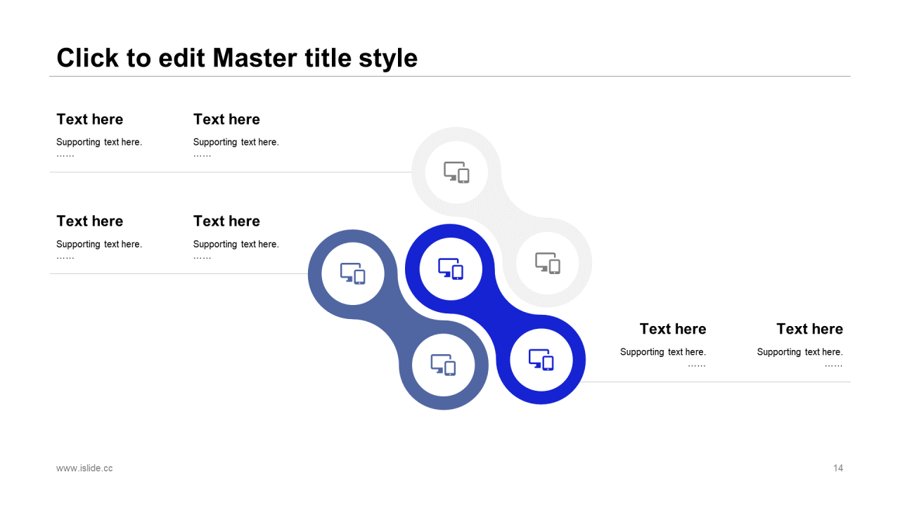 蓝色商务工作总结培训课件PPT案例