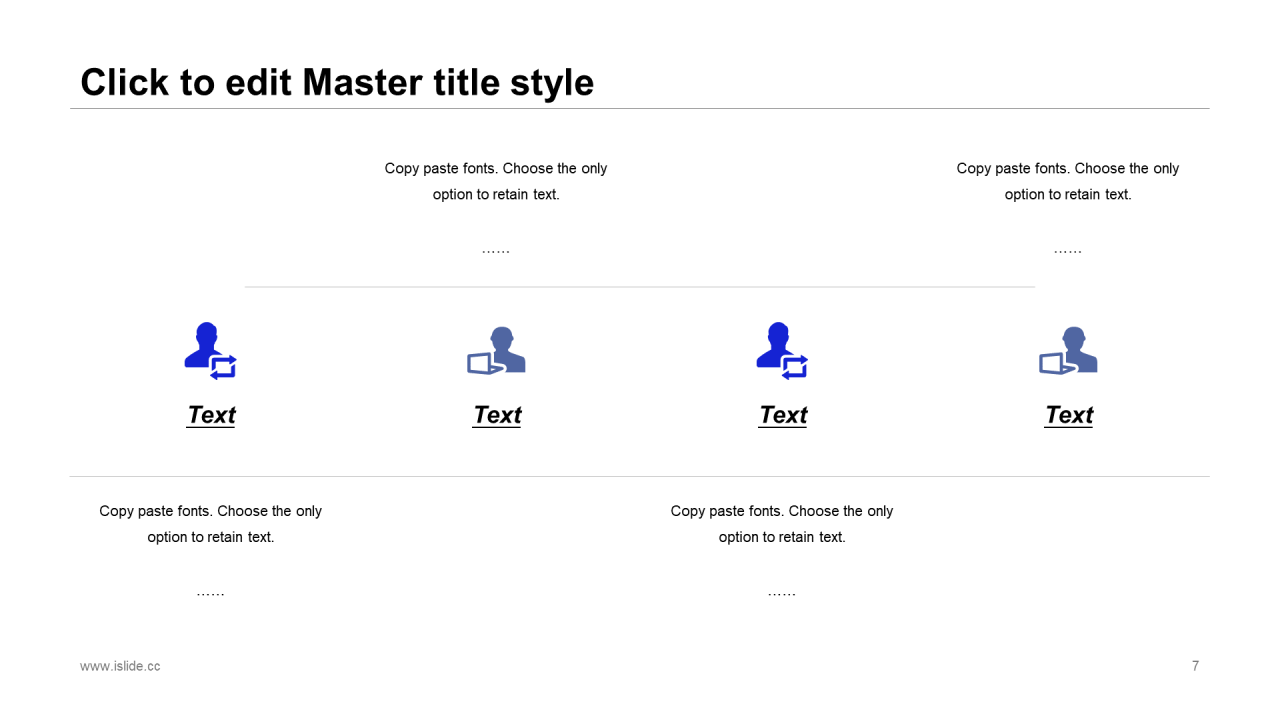 蓝色商务工作总结培训课件PPT案例