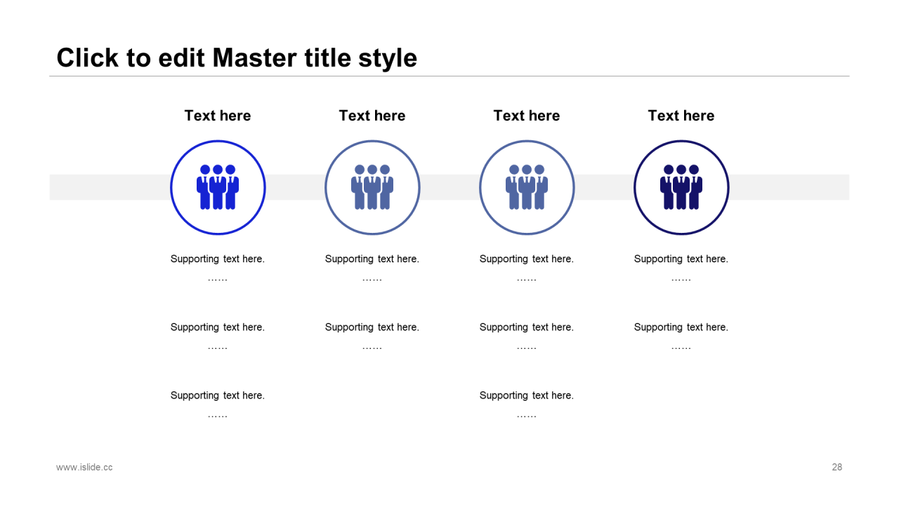 蓝色商务工作总结培训课件PPT案例