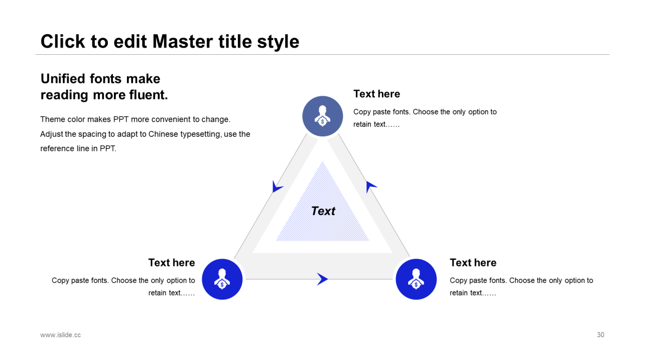 蓝色商务工作总结培训课件PPT案例