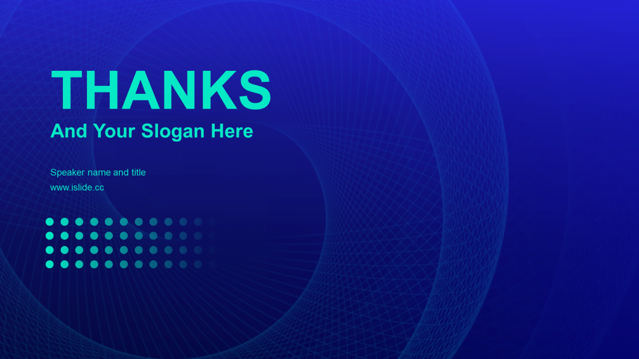 蓝色科技智能毕业答辩培训课件PPT案例